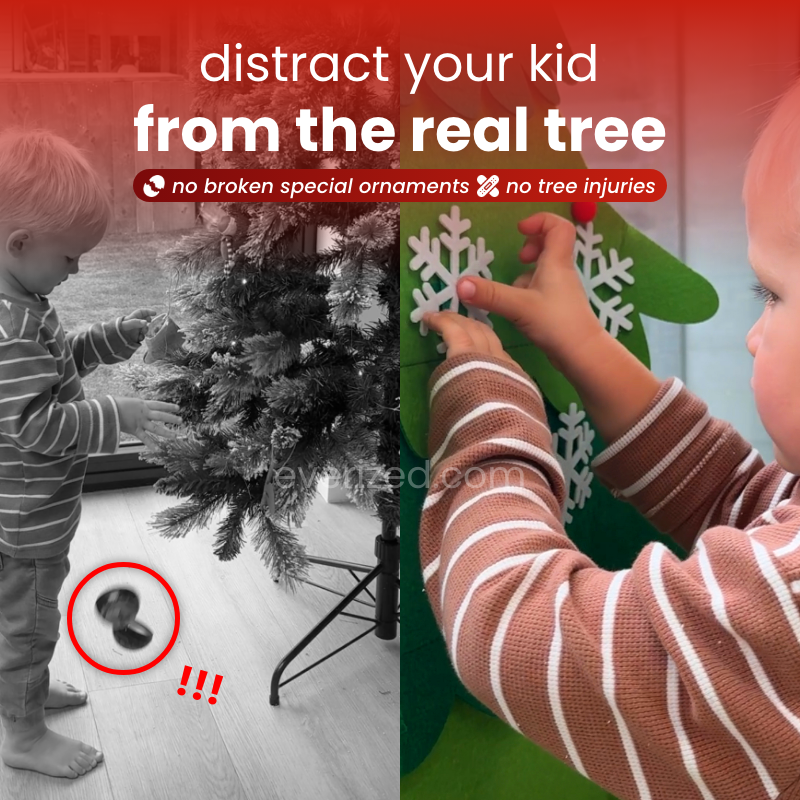Interactive Felt Christmas Tree