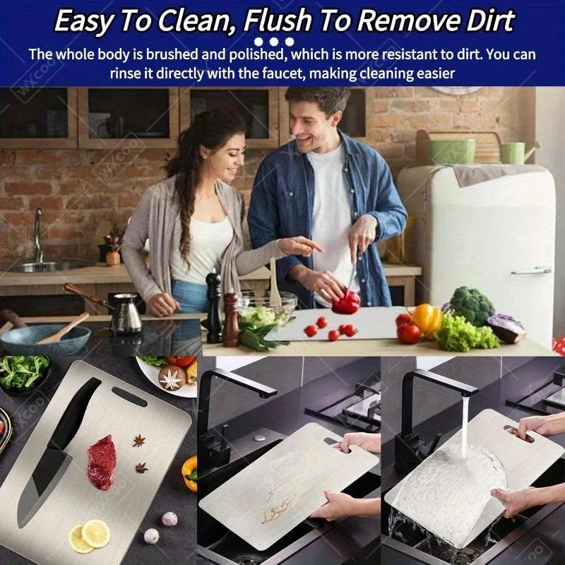 Easy Clean Steel Cutting Board