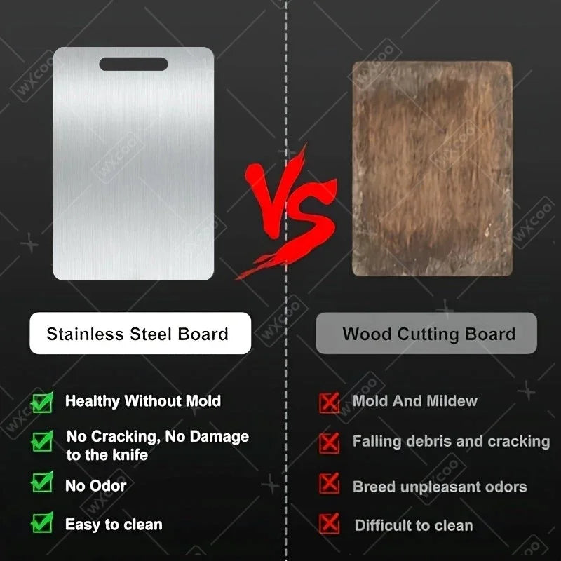 Easy Clean Steel Cutting Board