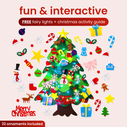 Interactive Felt Christmas Tree
